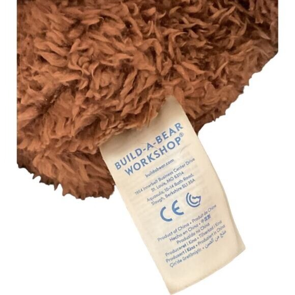 Brown Cream Build A Bear Workshop Floppy Eared Puppy Plush Toy 17" Stuffed BAB - Picture 2 of 5